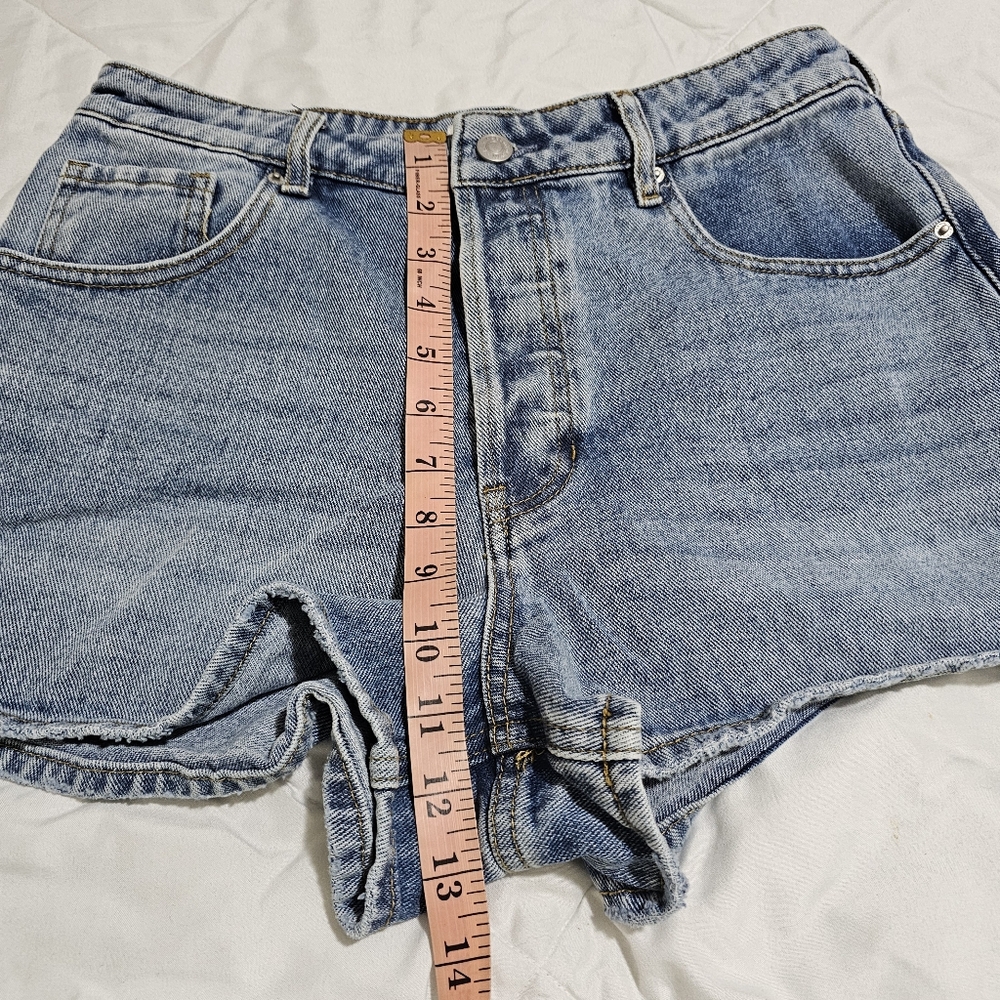 Pacsun Highrise Festival Jean Shorts Button Fly Womens Size 29 - Picture 8 of 12
